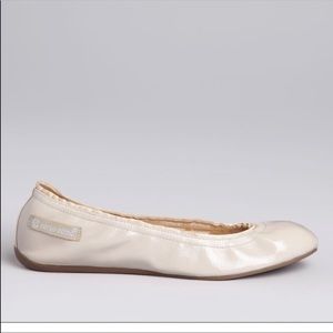 Corso Como Ballasox Beige Blush Nude Patent Leather Travel Flats 6